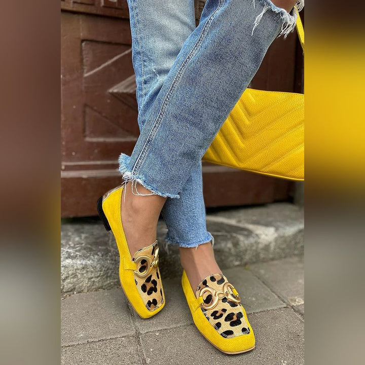 Genevieve | Animal Print Loafers