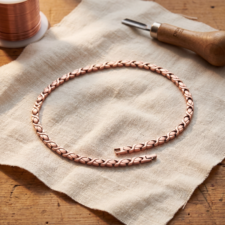 Cedar | X-Link Chain Copper Necklace