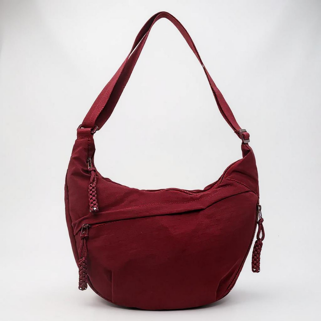 Elena | Anti-Theft Crossbody Bag - Bordeaux