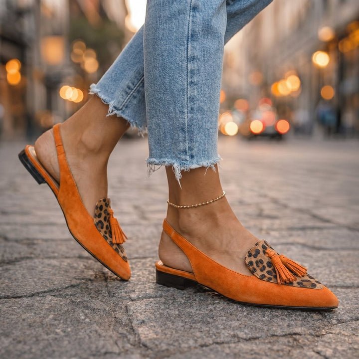 Harriet | Tassel Strap Sandals
