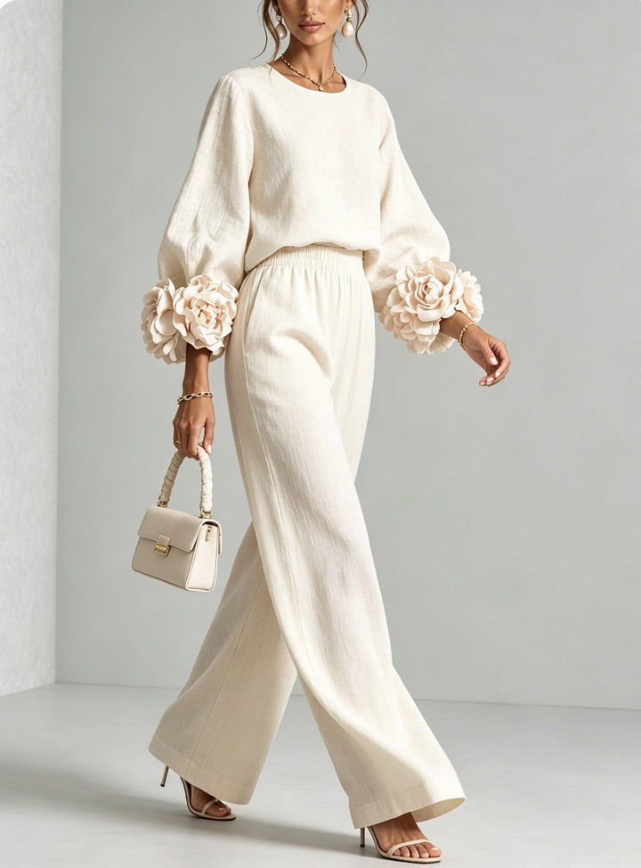 Josephine | Floral Cuff Two-Piece Set