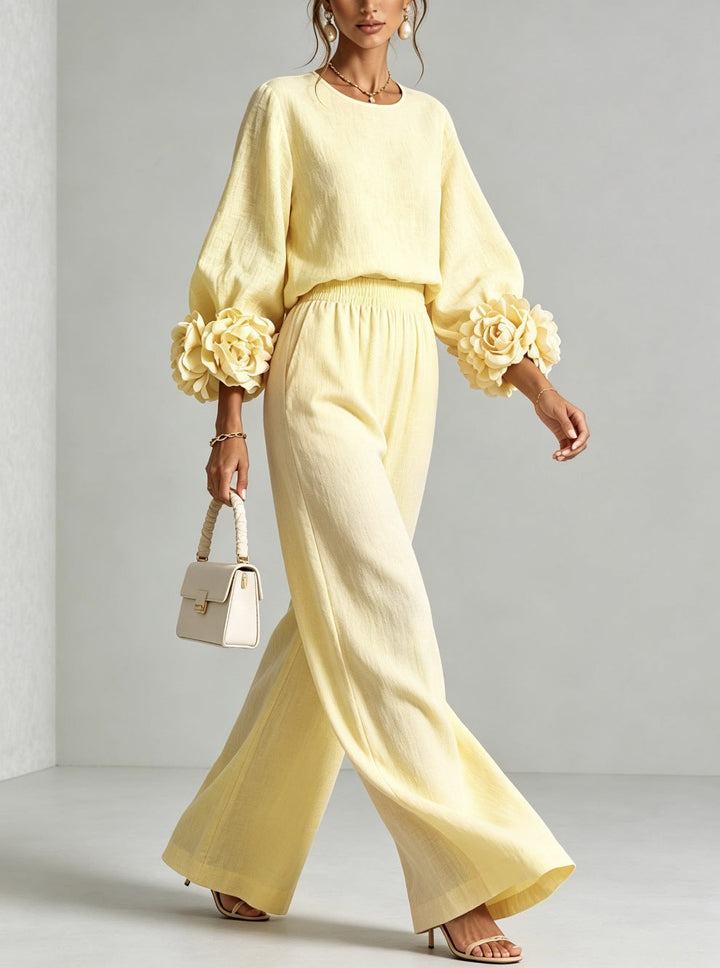 Josephine | Floral Cuff Two-Piece Set
