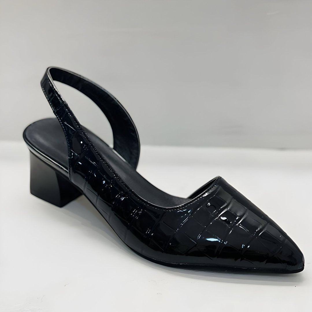 Madeleine | Wide-Toe Heeled Pumps