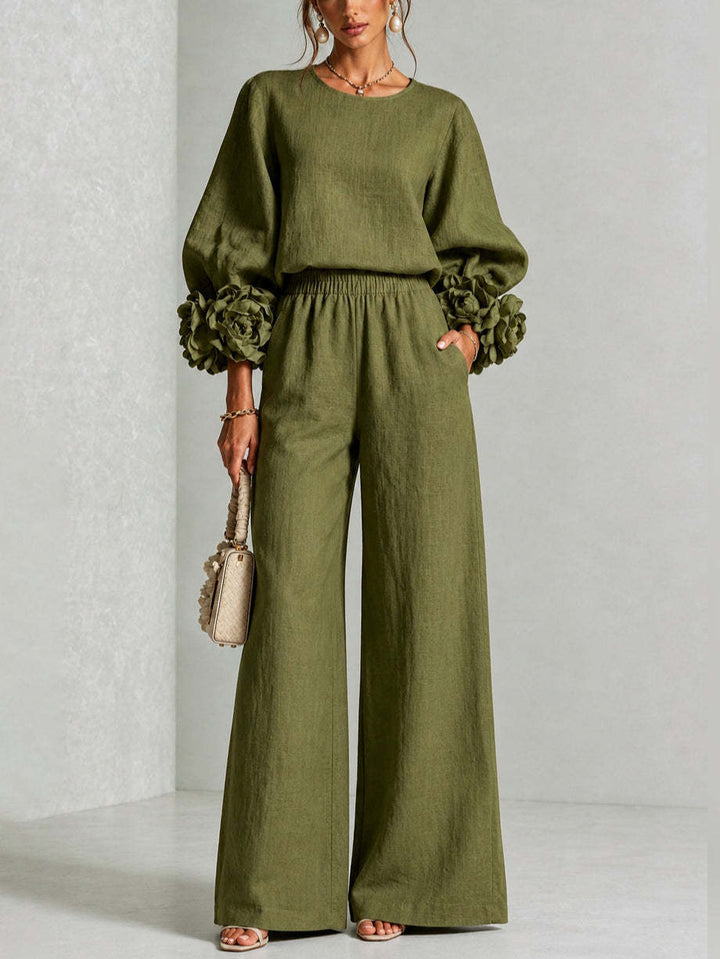 Josephine | Floral Cuff Two-Piece Set