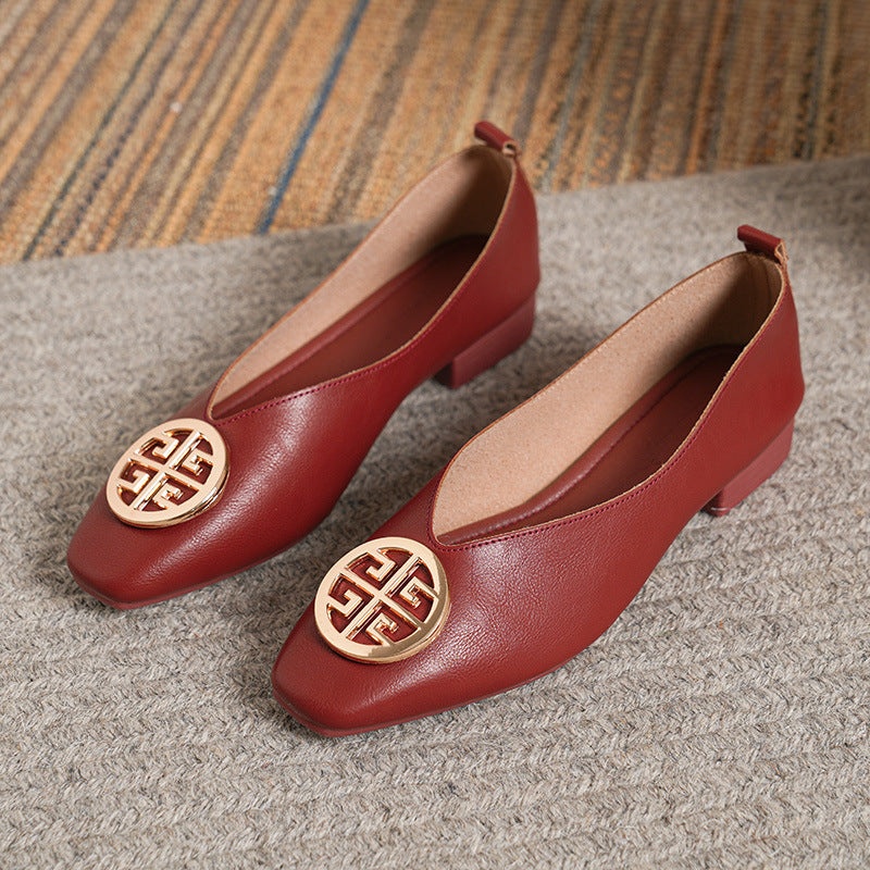 Rosalind | Square-Toe Flats