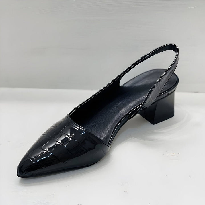 Madeleine | Wide-Toe Heeled Pumps