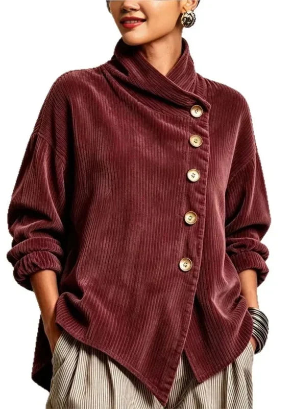 Olivia | The Corduroy Button-Up Top