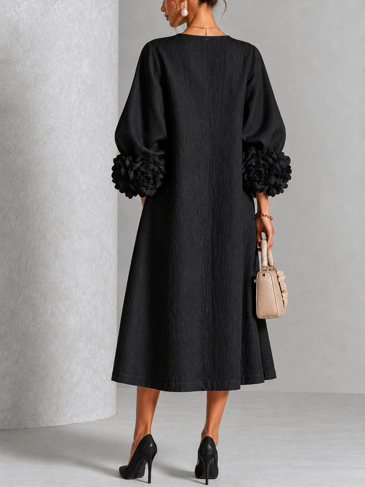 Juliette | Floral Button Midi Dress