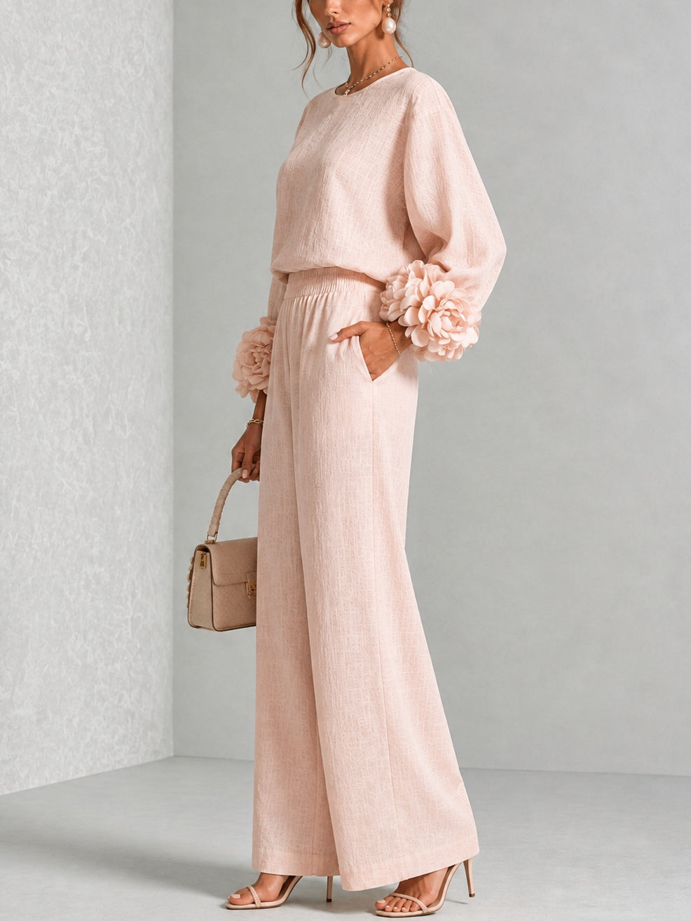 Josephine | Floral Cuff Two-Piece Set