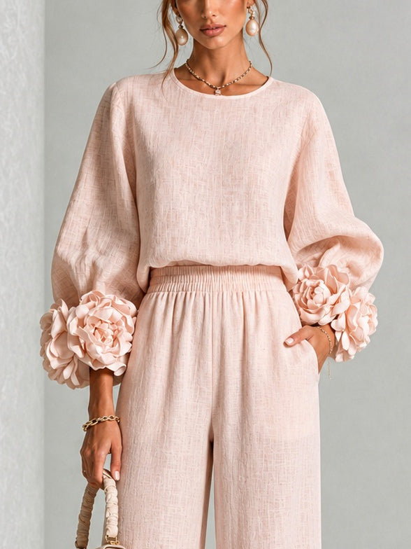 Josephine | Floral Cuff Two-Piece Set