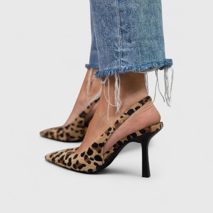 Catherine | Leopard Print Orthopedic Heels