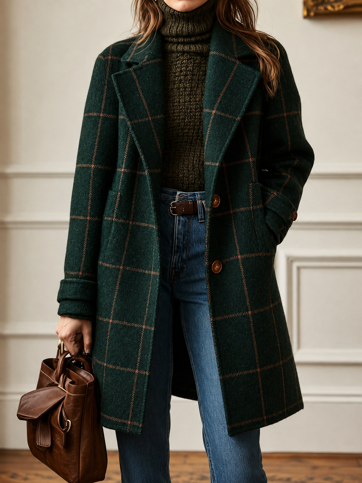 Bethany | Classic Check Coat