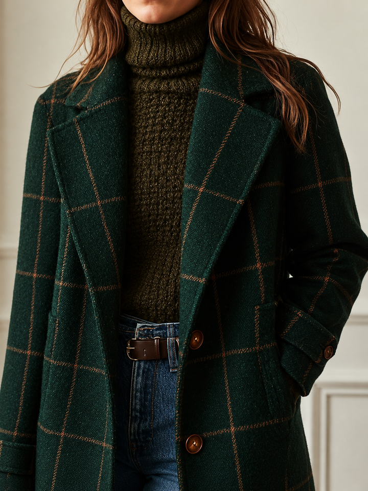 Bethany | Classic Check Coat