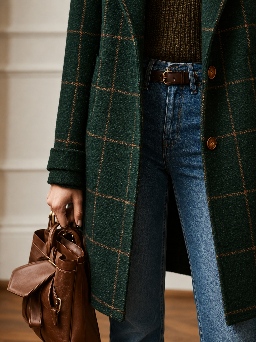 Bethany | Classic Check Coat