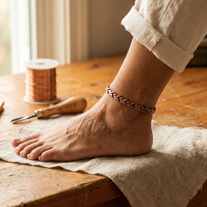 Dune | Link Chain Copper Anklet