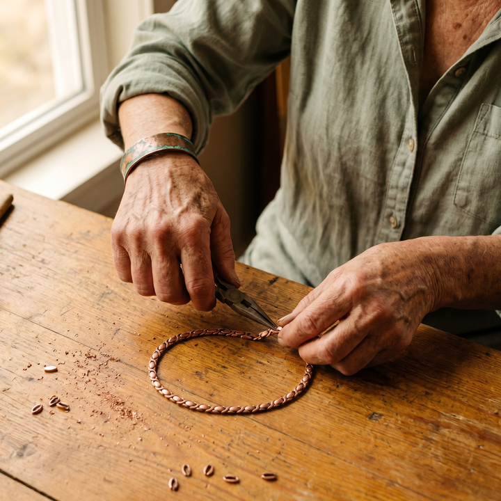 Cedar | X-Link Chain Copper Necklace