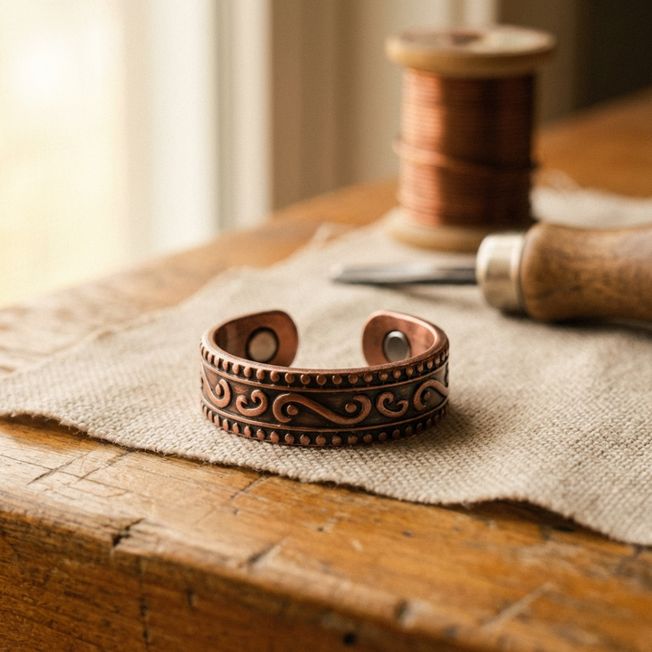 Fern | Fern-Engraved Copper Ring