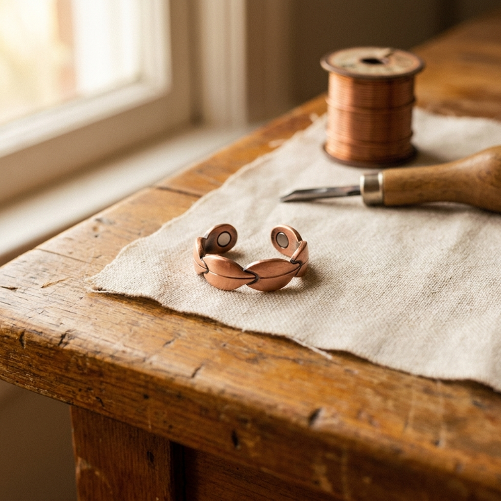 Bind | Double-Twist Copper Ring