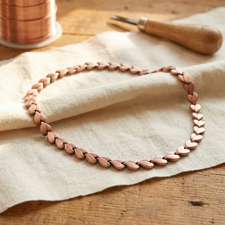 Briar | Heart Link Copper Necklace