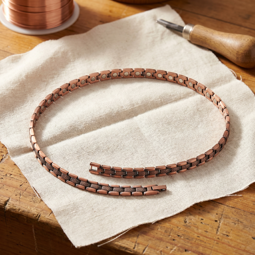 Haze | Mesh Link Copper Necklace