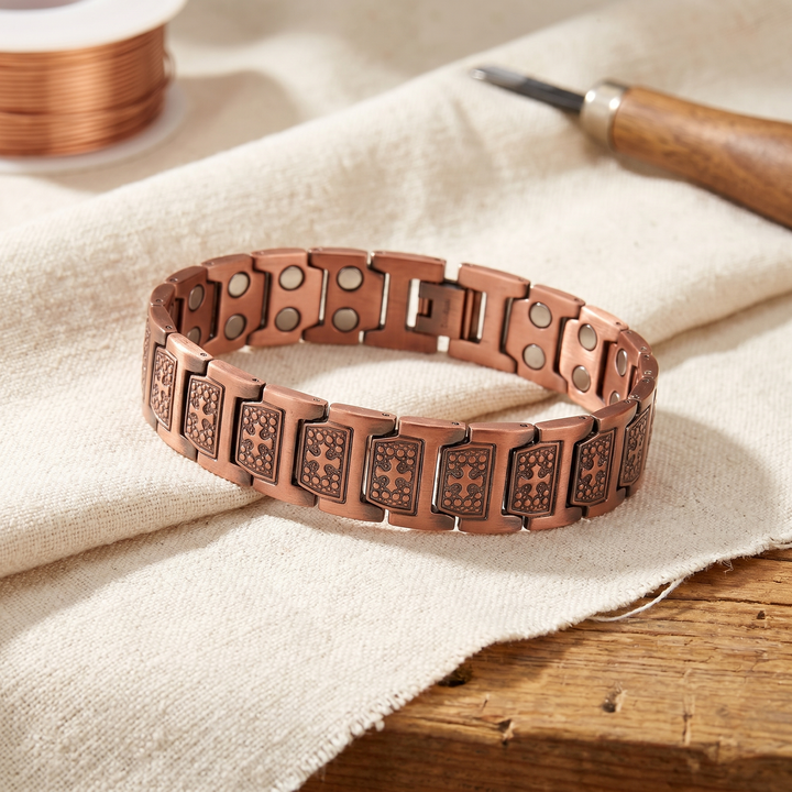 Gale | Dotted Link Copper Bracelet