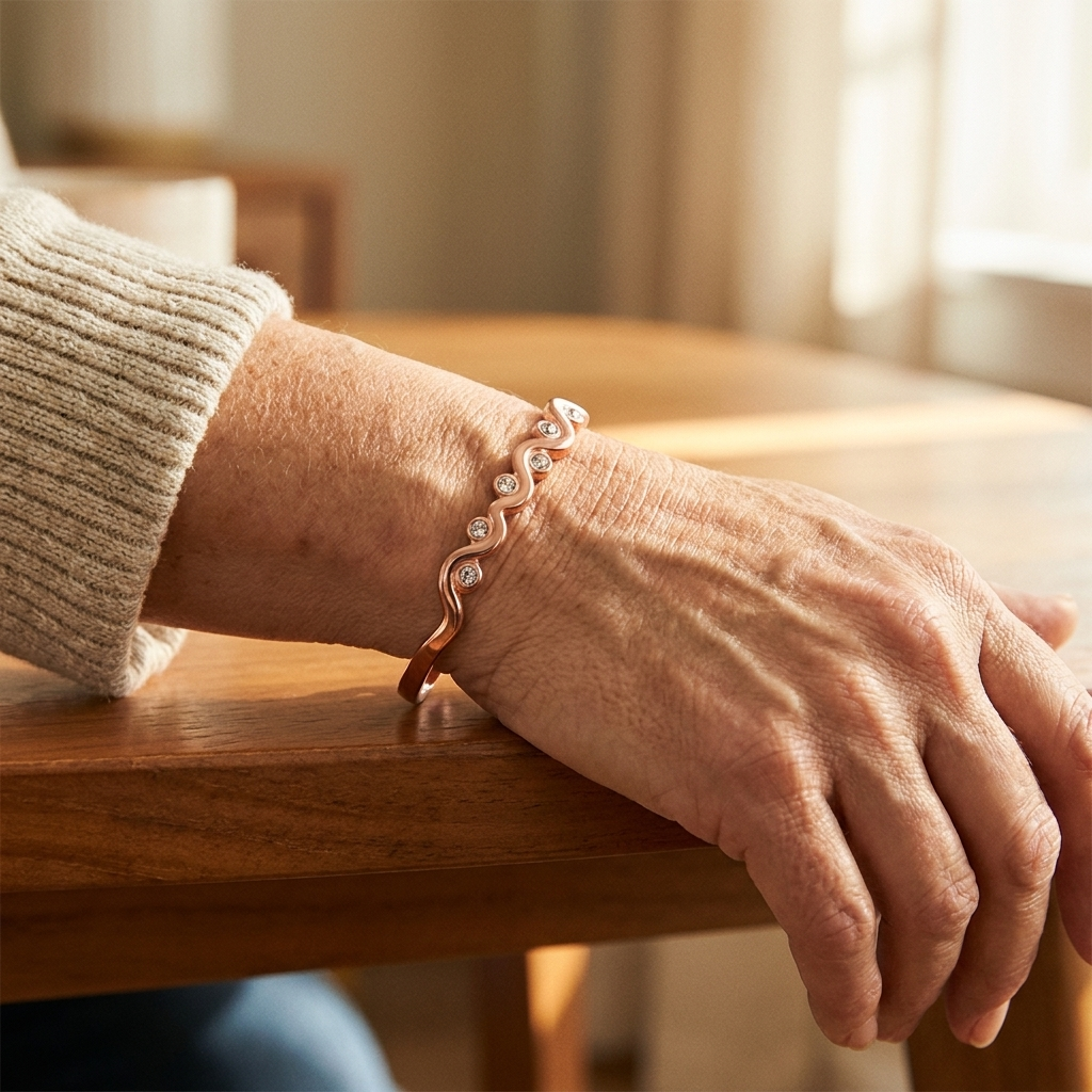 Lark | Crystal Copper Cuff