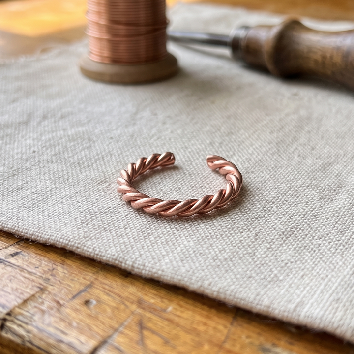 Thistle | Copper Tensor Ring