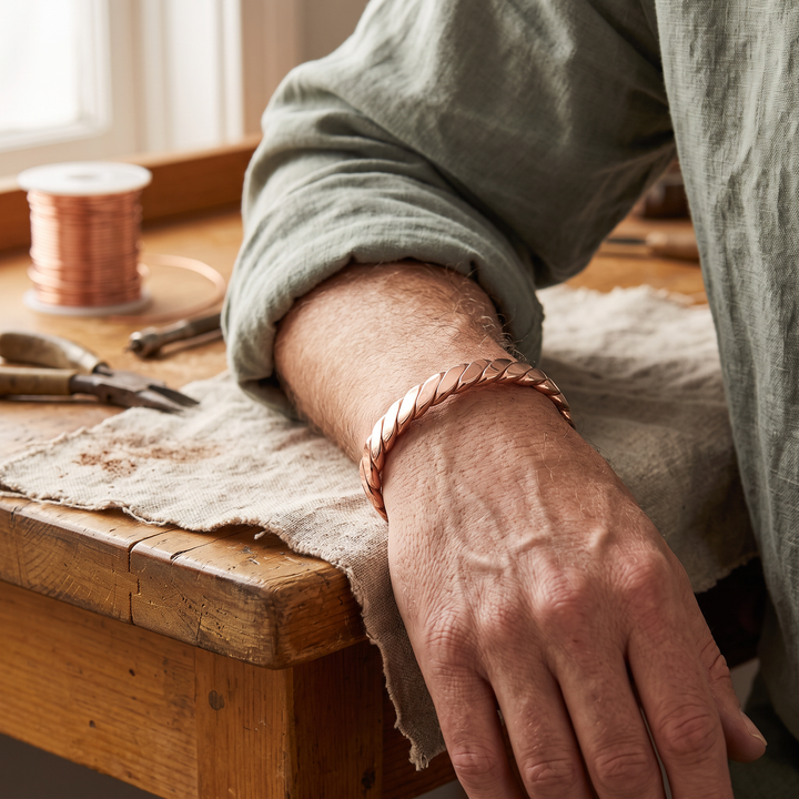 Bough | Twisted Bar Copper Cuff