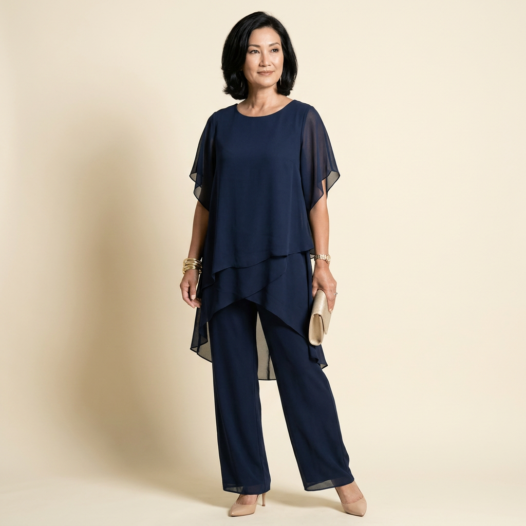 Vivienne | Elegant Asymmetric Two-Piece Set