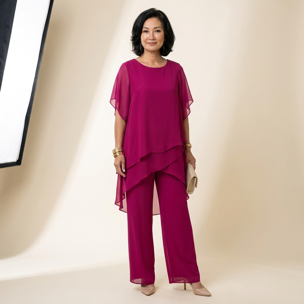 Vivienne | Elegant Asymmetric Two-Piece Set