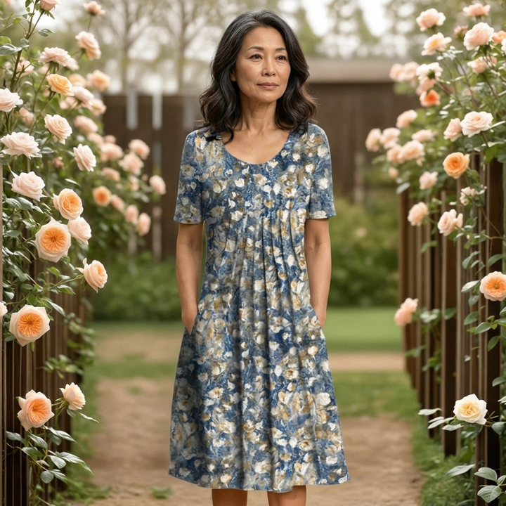 Margaret | Elegant Tummy-Skimming Dress