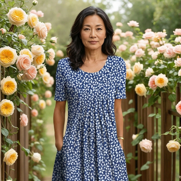 Margaret | Elegant Tummy-Skimming Dress