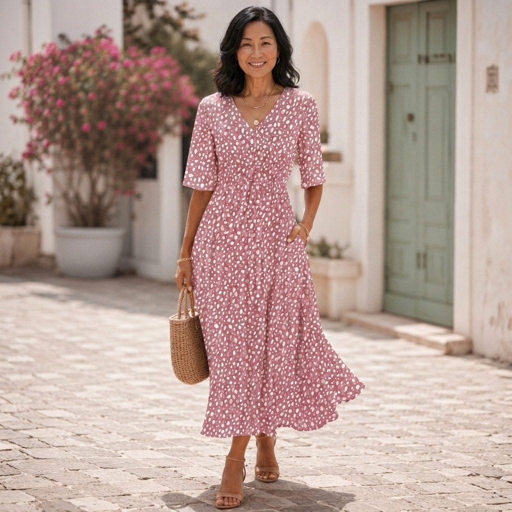 Beatrice | Figure-Flattering Elegant Midi Dress