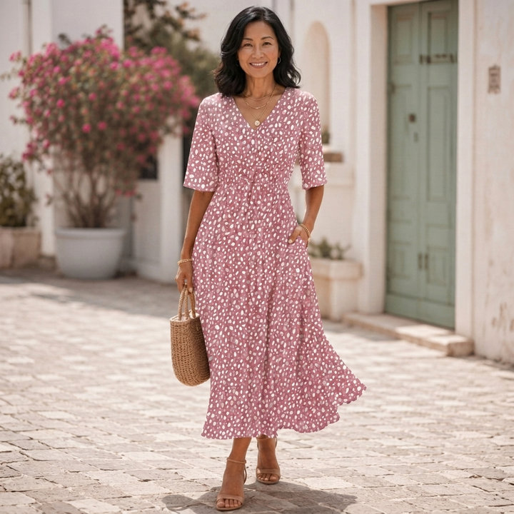Beatrice | Figure-Flattering Elegant Midi Dress