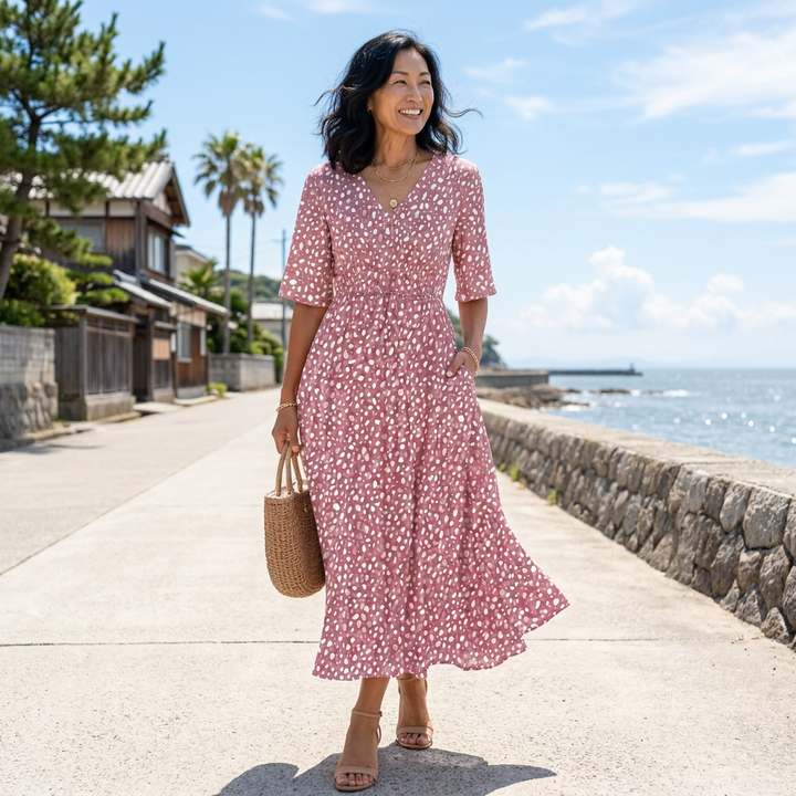 Beatrice | Figure-Flattering Elegant Midi Dress