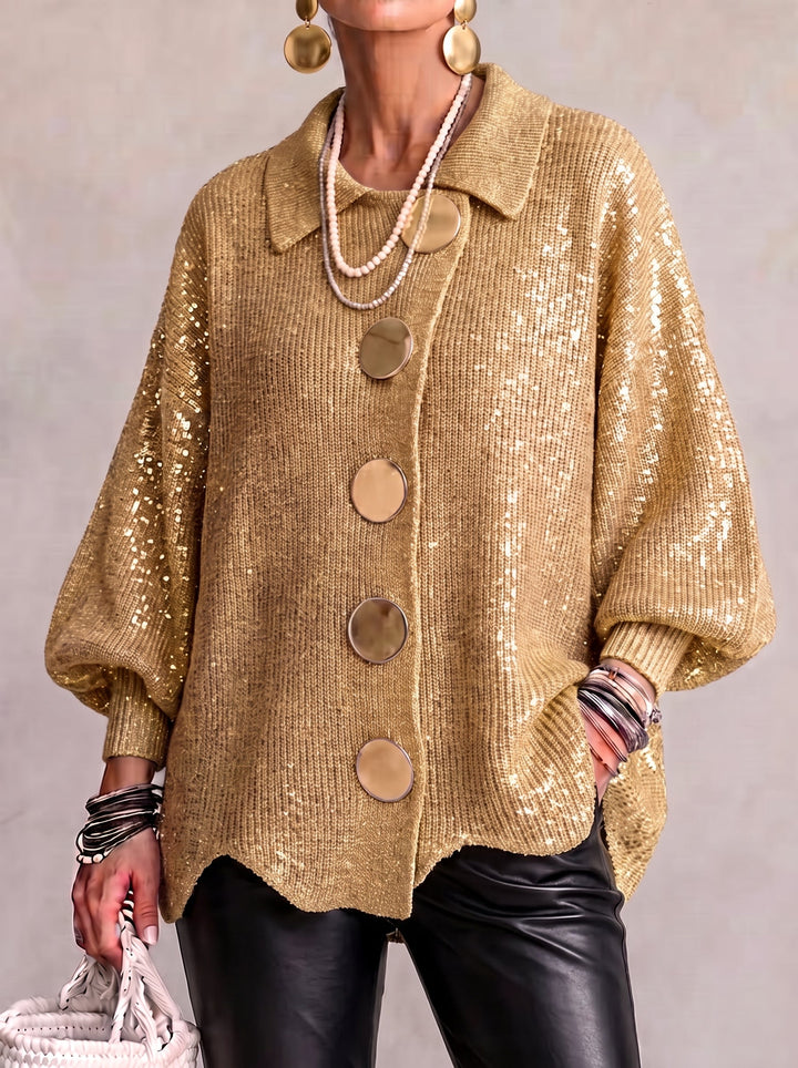 Marianne | Round Button Knit Cardigan