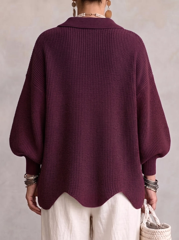 Marianne | Round Button Knit Cardigan