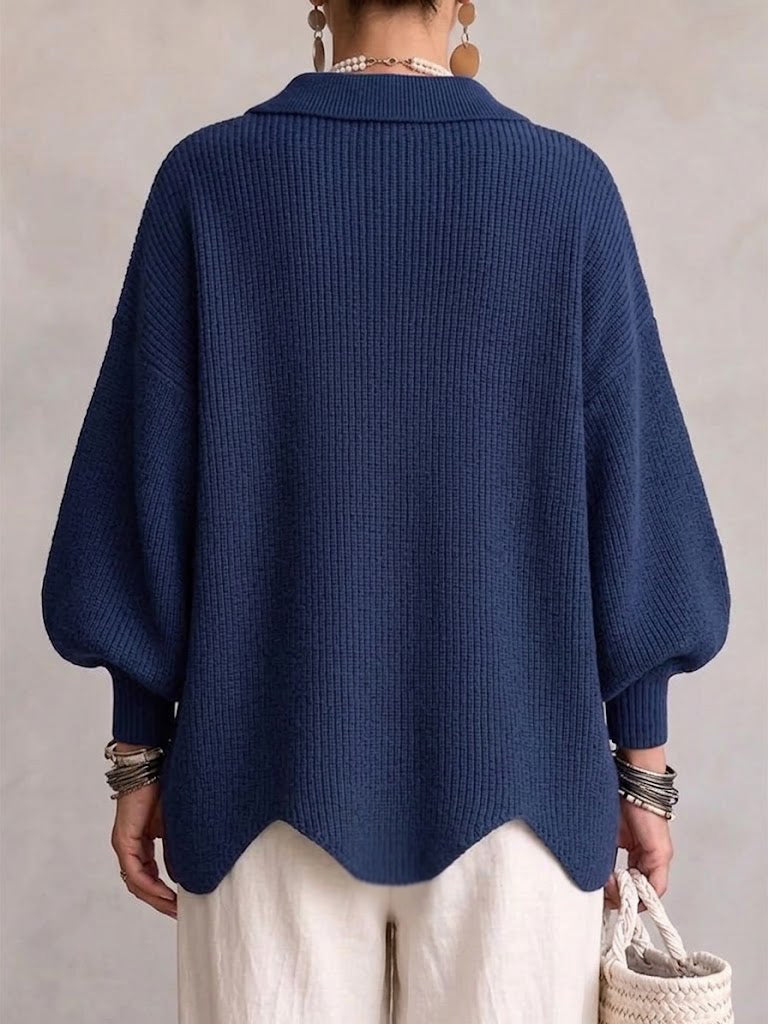 Marianne | Round Button Knit Cardigan
