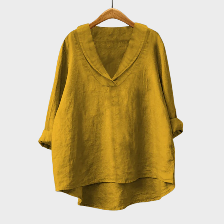 Rosalind | Relaxed V-Neck Blouse