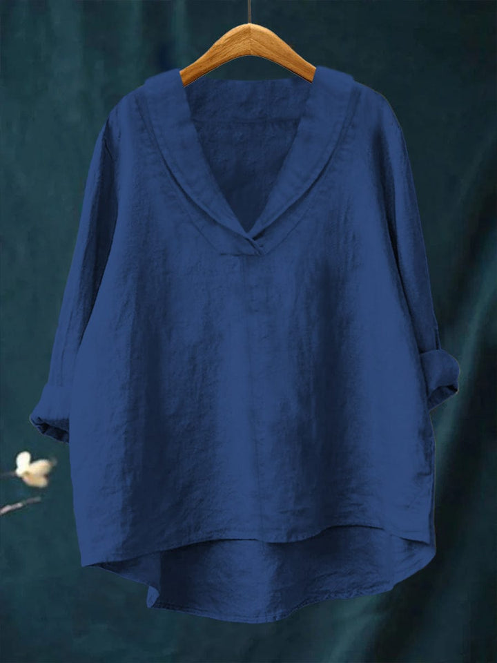 Rosalind | Relaxed V-Neck Blouse