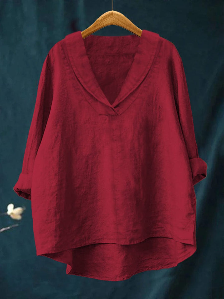 Rosalind | Relaxed V-Neck Blouse