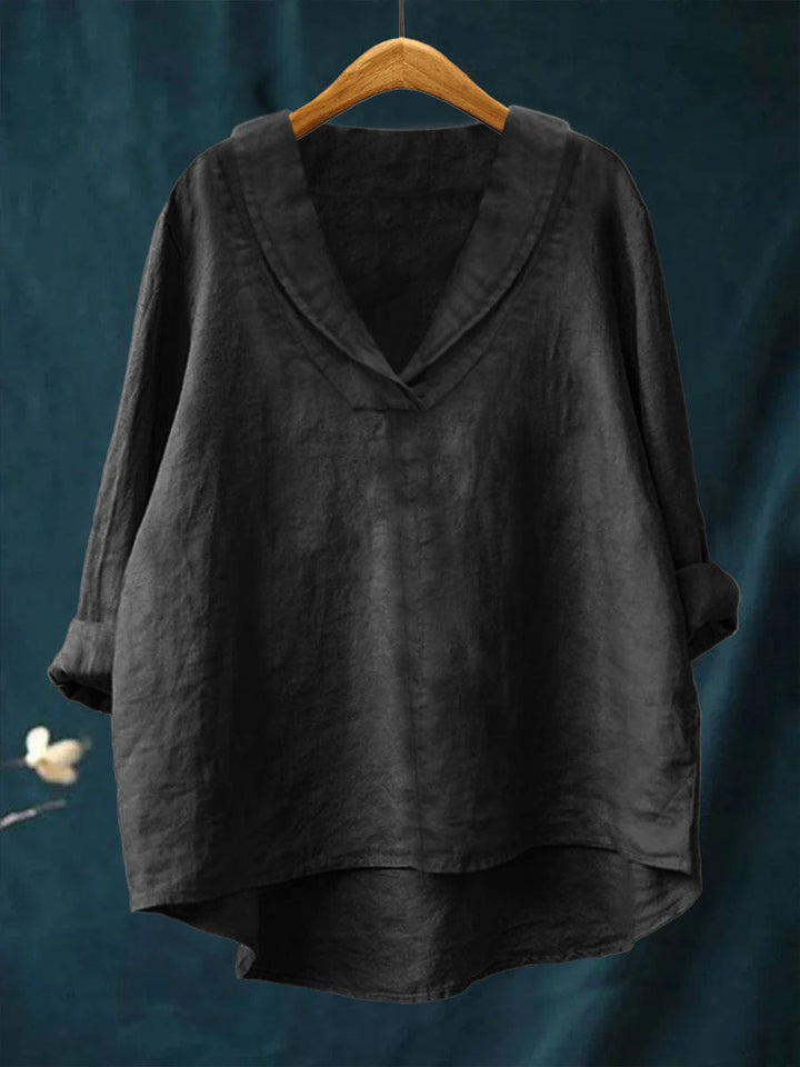 Rosalind | Relaxed V-Neck Blouse
