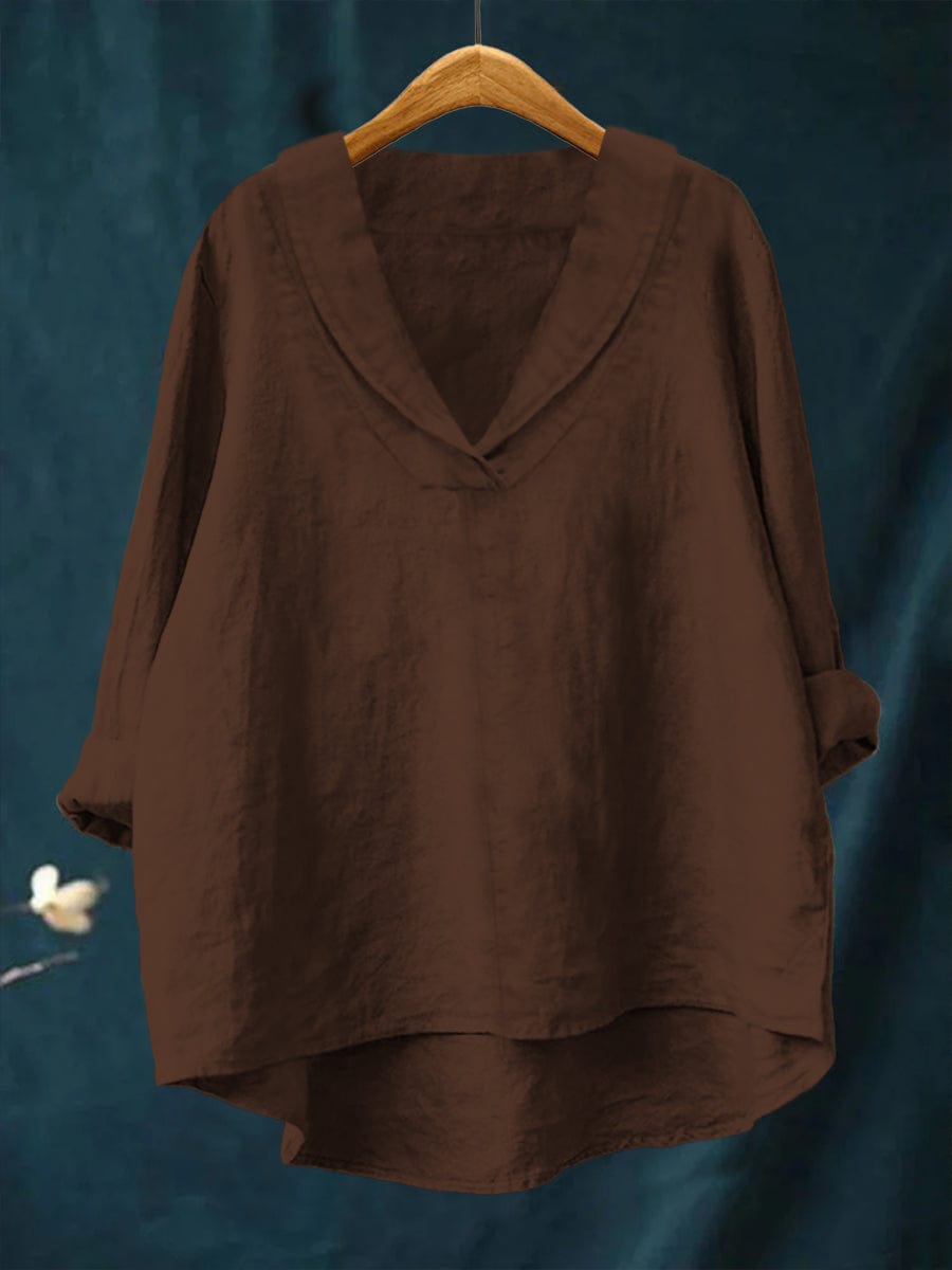 Rosalind | Relaxed V-Neck Blouse